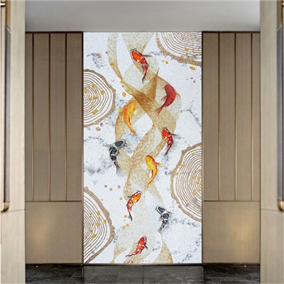 Flower Glass Mosaic Murals