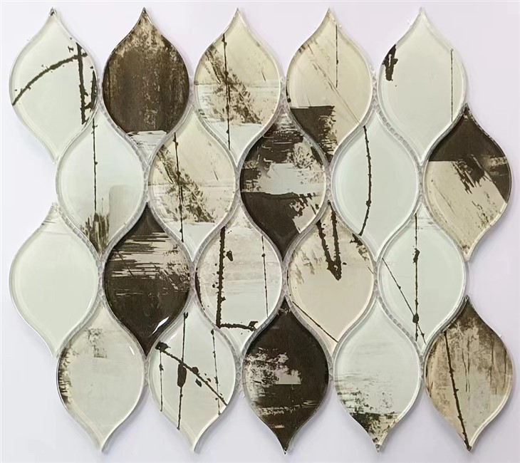 Glass Brick Mosaic Wall Tiles